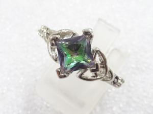 色石　指輪(18号)